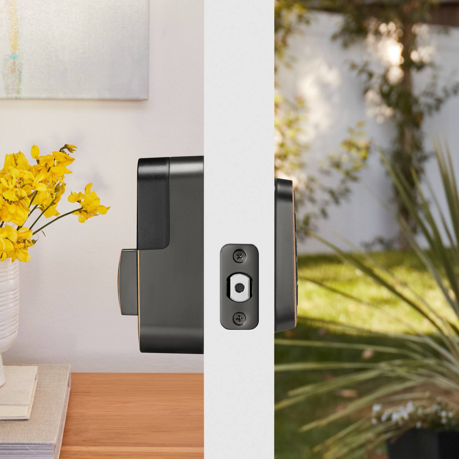 Angle. Yale - Assure Lock 2 Key-Free Keypad with Bluetooth  - Oil Rubbed Bronze.