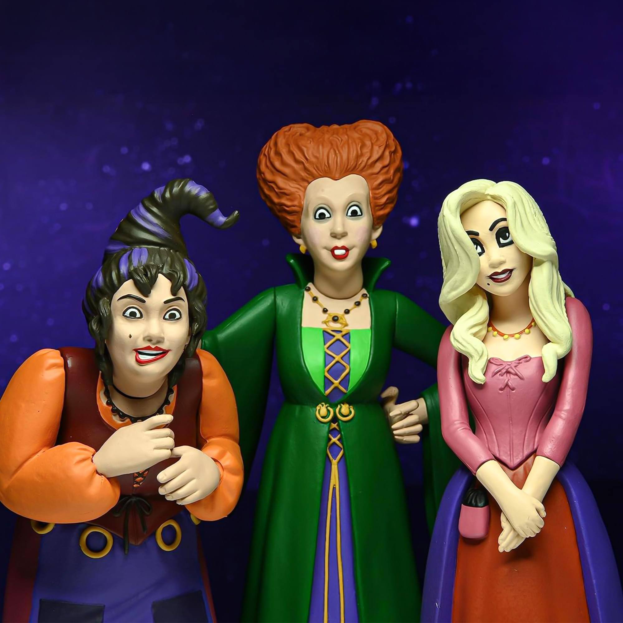Alt View 5. NECA - Disney Hocus Pocus  Toony Terrors 6 Inch Scale Action Figure 3-Pack - Multi-Colored.