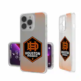 Keyscaper - MLS - Houston Dynamo FC Linen Logo iPhone Clear Case - 14 - Multicolor