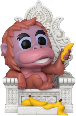 Funko - POP! Deluxe: The Jungle Book S2 - King Louie on throne - Collectibles - Multicolor