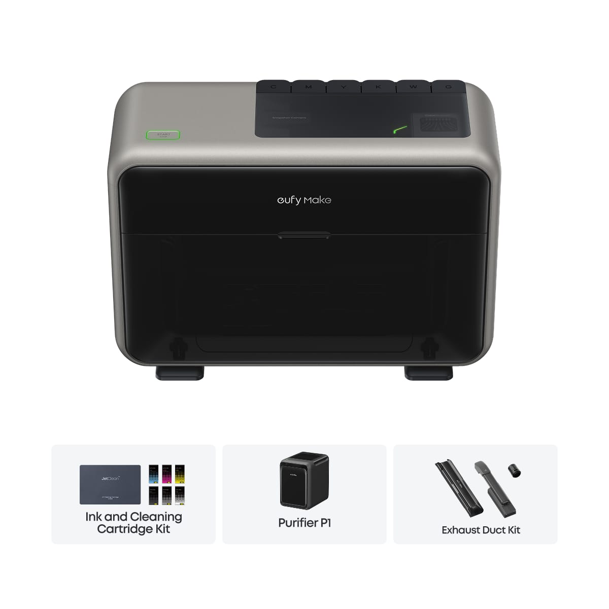 eufyMake - UV Printer Purification Bundle with Ink, Exhaust Duct and Purifier