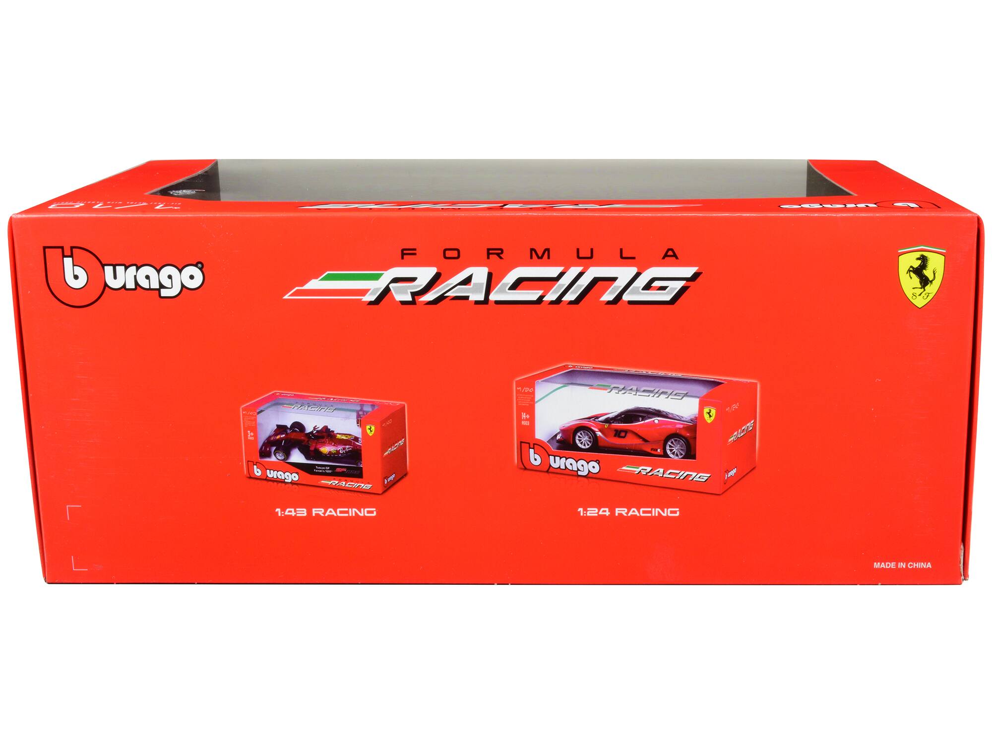 burago FORMULA RACING 5/T a | Co PPIRS 4 b : - -d urago H PACIS T 1 - 10 AE b urago RACING Ta 1:43 RACING 1:24 RACING MADE IN CHINA