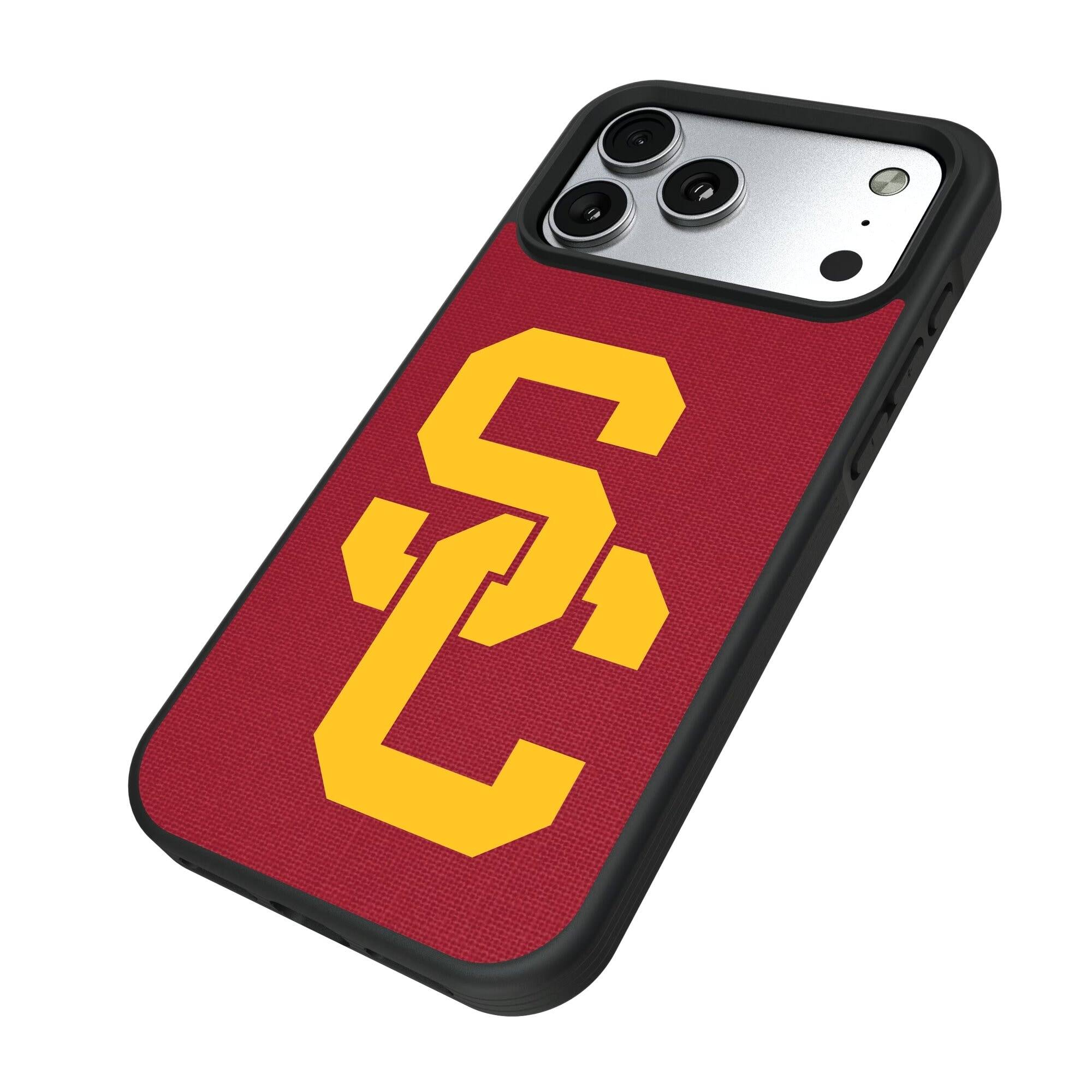 Alt View 1. Keyscaper - USC Trojans Bump Case with 8.2ft Drop Protection - 15 - Multicolor.