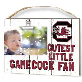 Jardine - South Carolina Gamecocks 8'' x 10'' Cutest Little Weathered Logo Clip Photo Frame - White