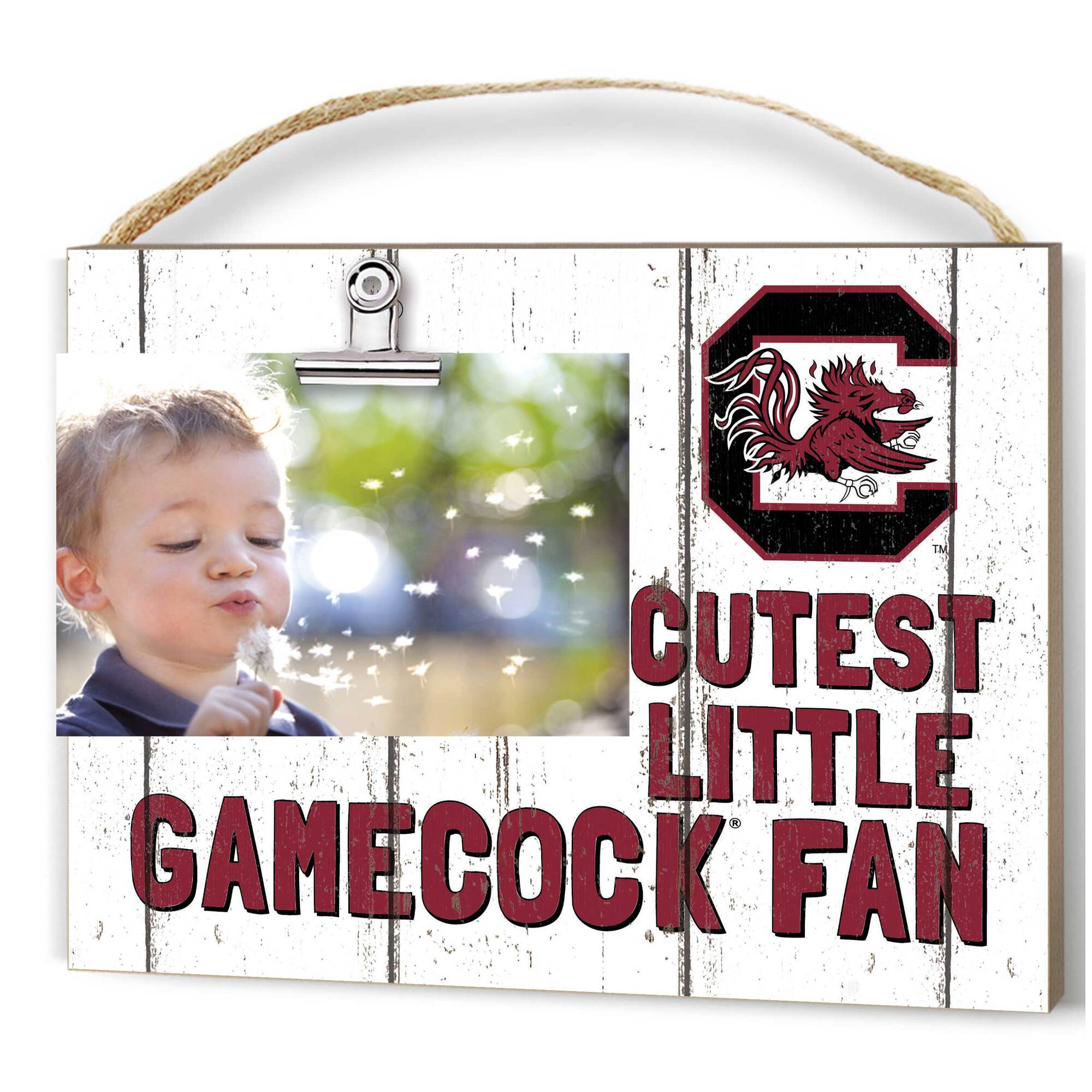 South Carolina Gamecocks 8'' x 10'' Cutest Little Weathered Logo Clip Photo Frame