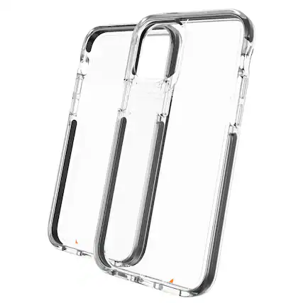 Front. Gear4 - Gear4 Piccadilly Case for iPhone 12/12 Pro Clear/Black - Clear Black.