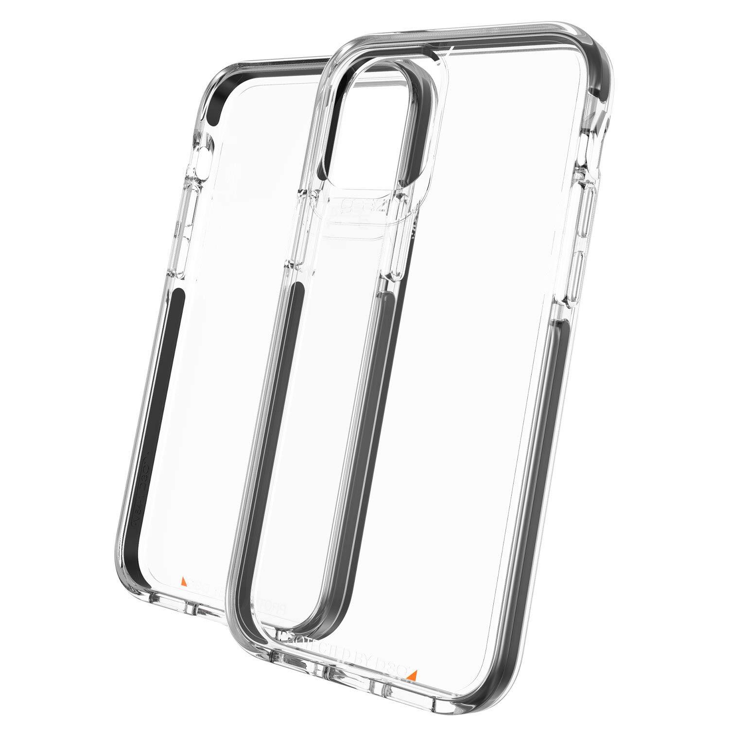 Front. Gear4 - Gear4 Piccadilly Case for iPhone 12/12 Pro Clear/Black - Clear Black.