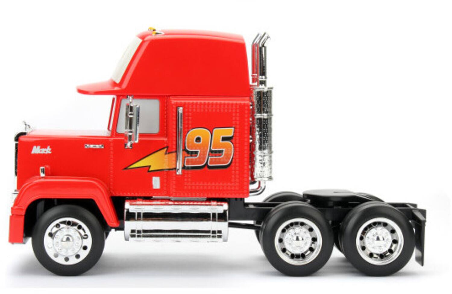 Alt View 2. Jada Toys - Jada Toys - Disney - Pixar Cars - Mack Die-Cast Truck (Red)   - Collectibles - Multicolor.