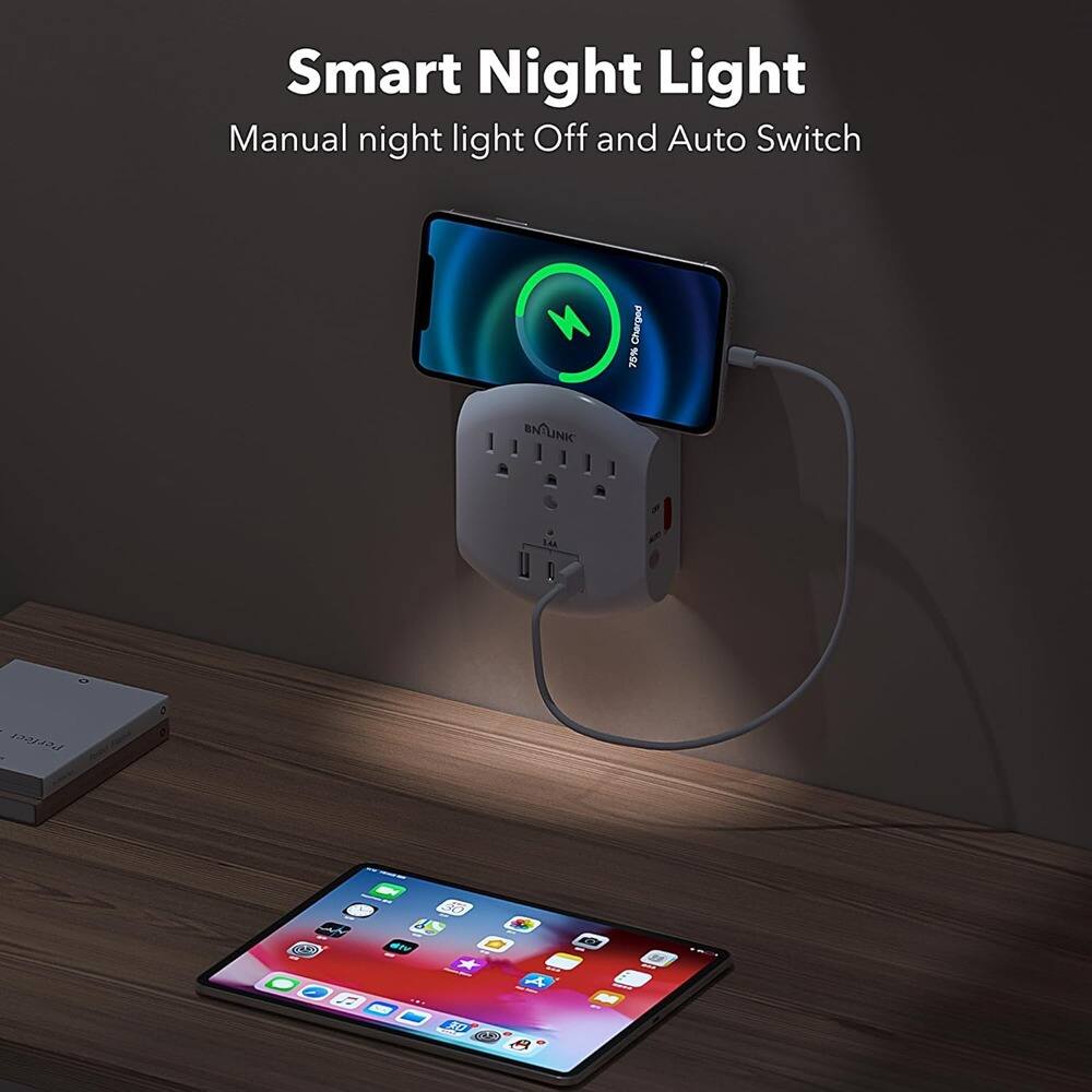 Smart Night Light  
Manual night light Off and Auto Switch