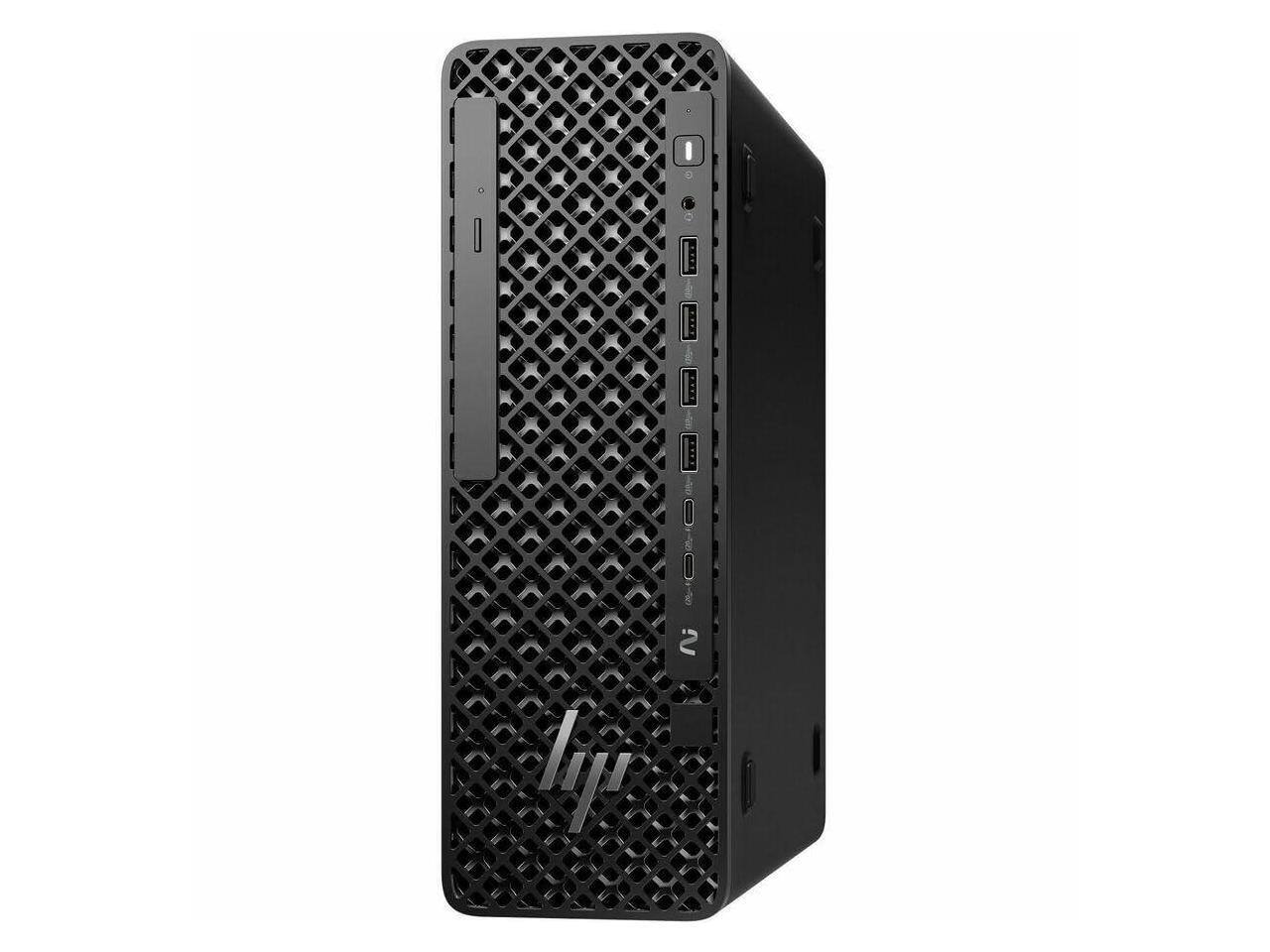 Alt View 7. HP - HP Z2 G1i Workstation Intel Core Ultra 9 285, 32 GB, 1 TB SSD, NVIDIA RTX A1000 8 GB, Windows 11 Pro - Black.