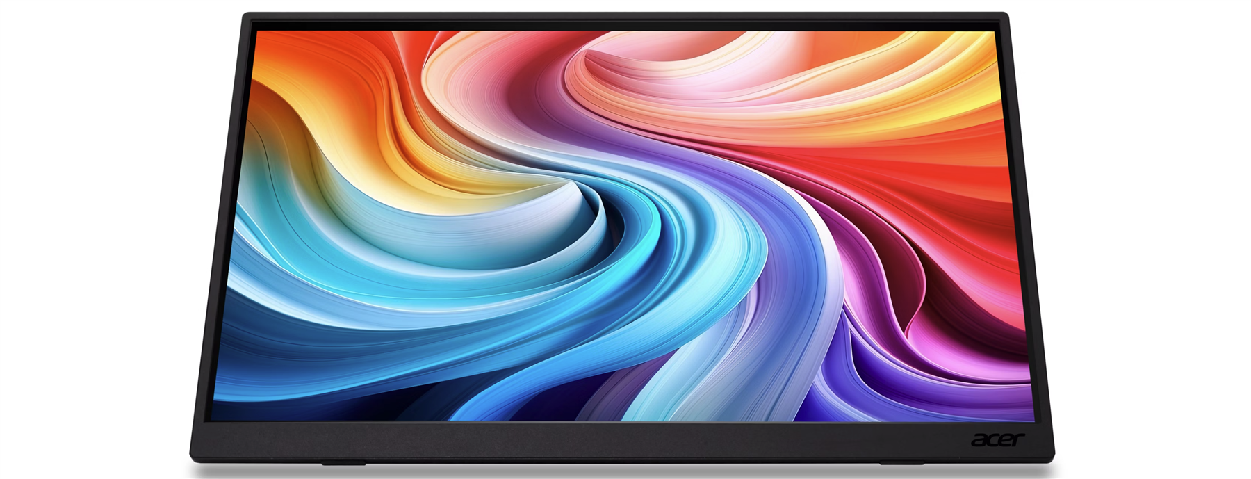 Angle. Acer - Acer 15.6" PM1 Portable Monitor LCD 1920x1080 60Hz 220Nit 6ms - Silver.