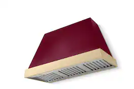 AGA - 48 inches - Externally Vented - Wall Range Hood - Cranberry