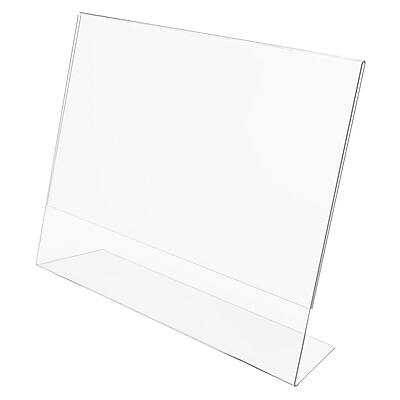 Deflecto - Classic Image Document Holder, 8.5" x 11", Vertical, Table Top, Plastic (66701) - Clear
