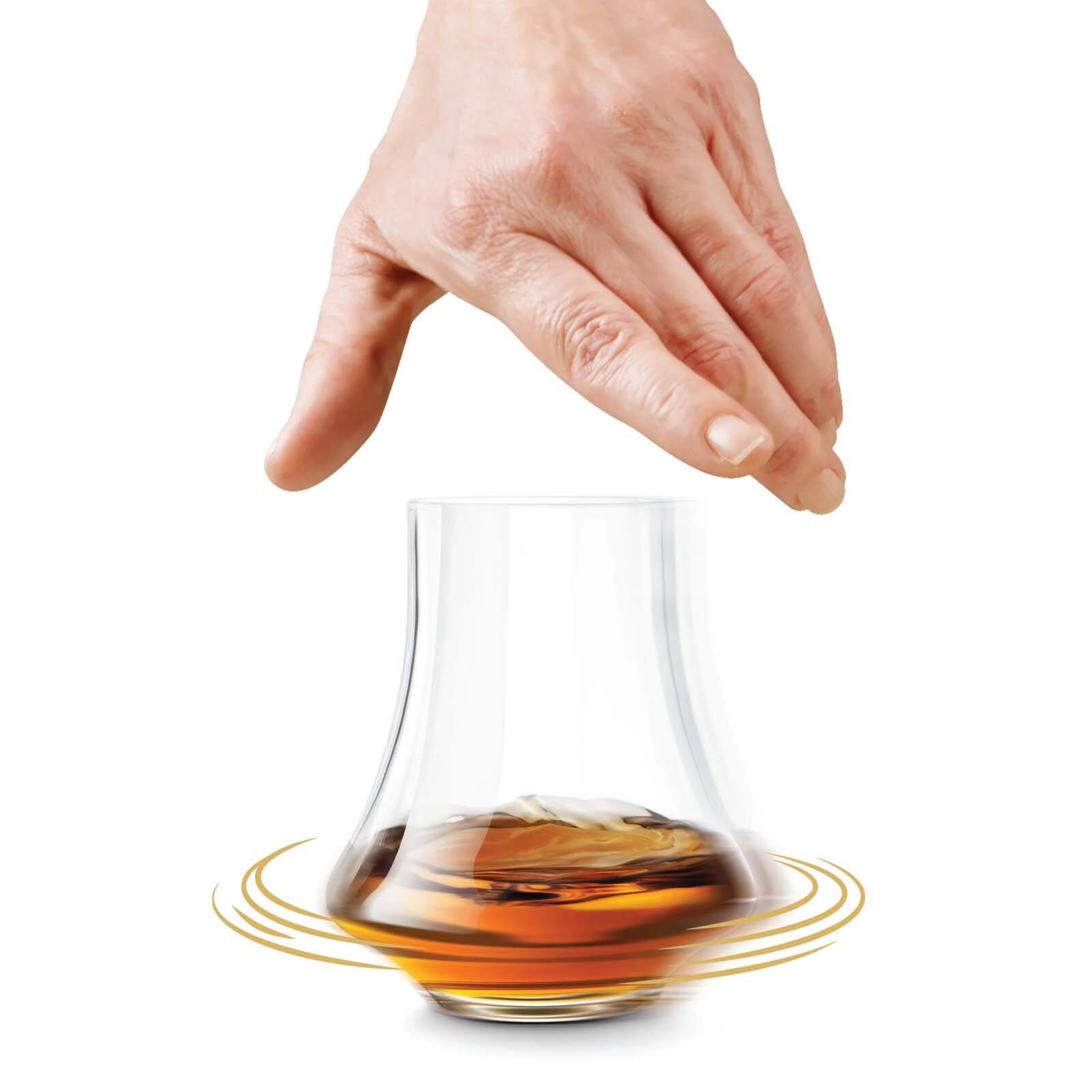 Alt View 3. Final Touch - Revolve Spirits Tasting Glass, 2-Ounce, Set of 2 - Clear.