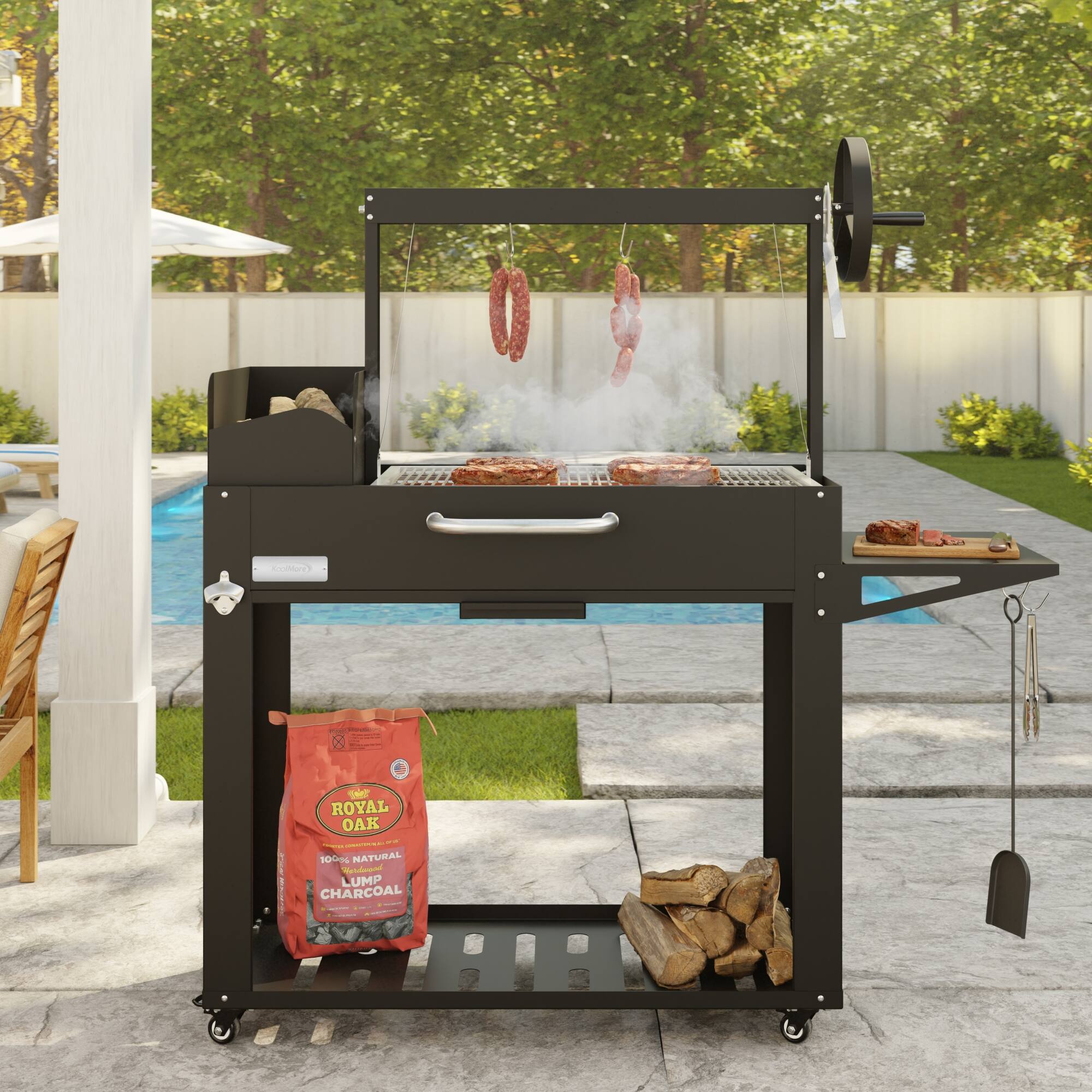 Cocoldera | I | ME ROYAL OAK | 100g NATURAL LUMP CHARCOAL