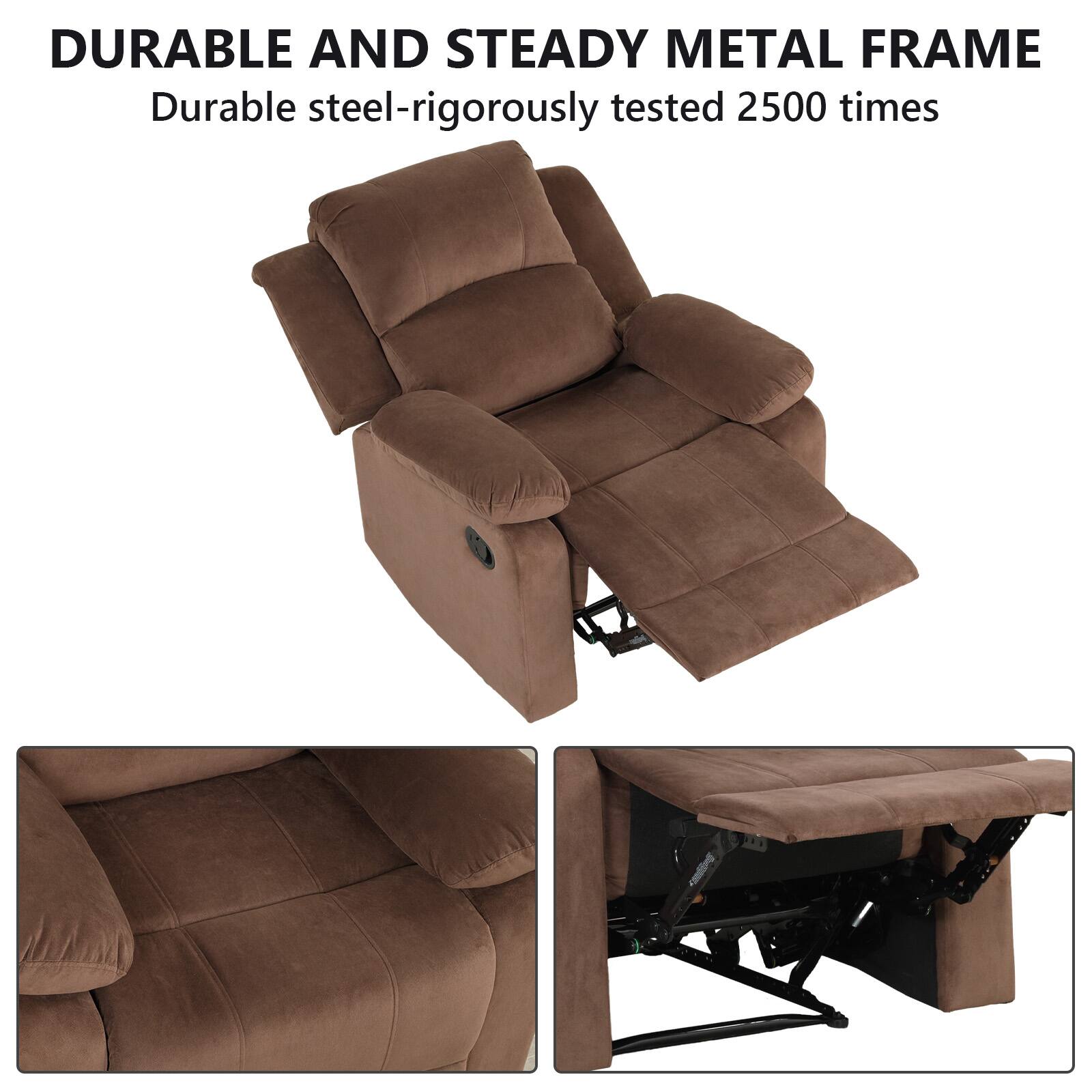 DURABLE AND STEADY METAL FRAME  
Durable steel-rigorously tested 2500 times