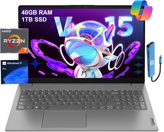 40GB RAM
1TB SSD
AMD Ryzen 7
Windows 11 Pro
Lenovo