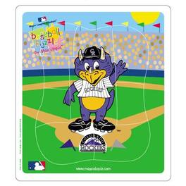 Hunter - Colorado MLB Baseball Rockies Licensed 9-pc Puzzle for Toddlers - Multi