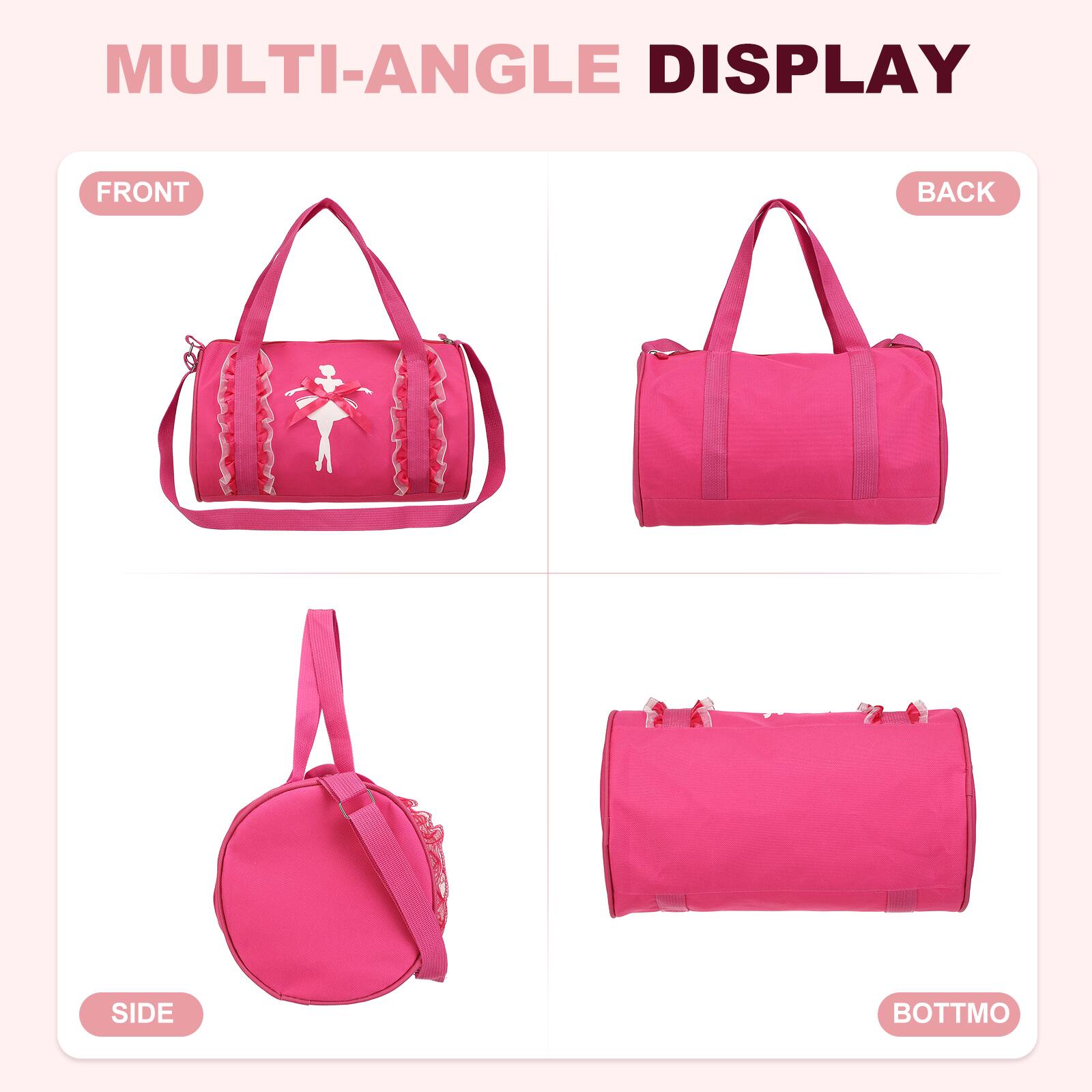 MULTI-ANGLE DISPLAY  
FRONT BACK SIDE BOTTOM