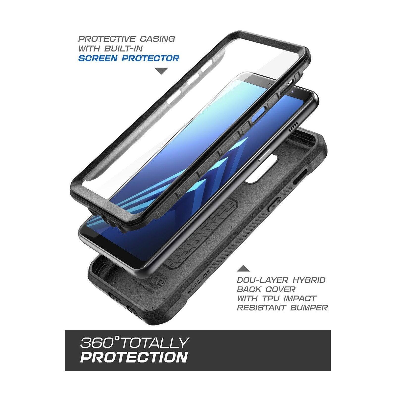 PROTECTIVE CASING WITH BUILT-IN SCREEN PROTECTOR

DOU-LAYER HYBRID BACK COVER WITH TPU IMPACT RESISTANT BUMPER

360° TOTALLY PROTECTION
