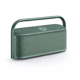 Soundcore - by Anker Motion X600 Hi-Res Spatial Audio IPX7 Waterproof Portable Bluetooth Speaker with Aux-In and Rugged Metal Design - Green