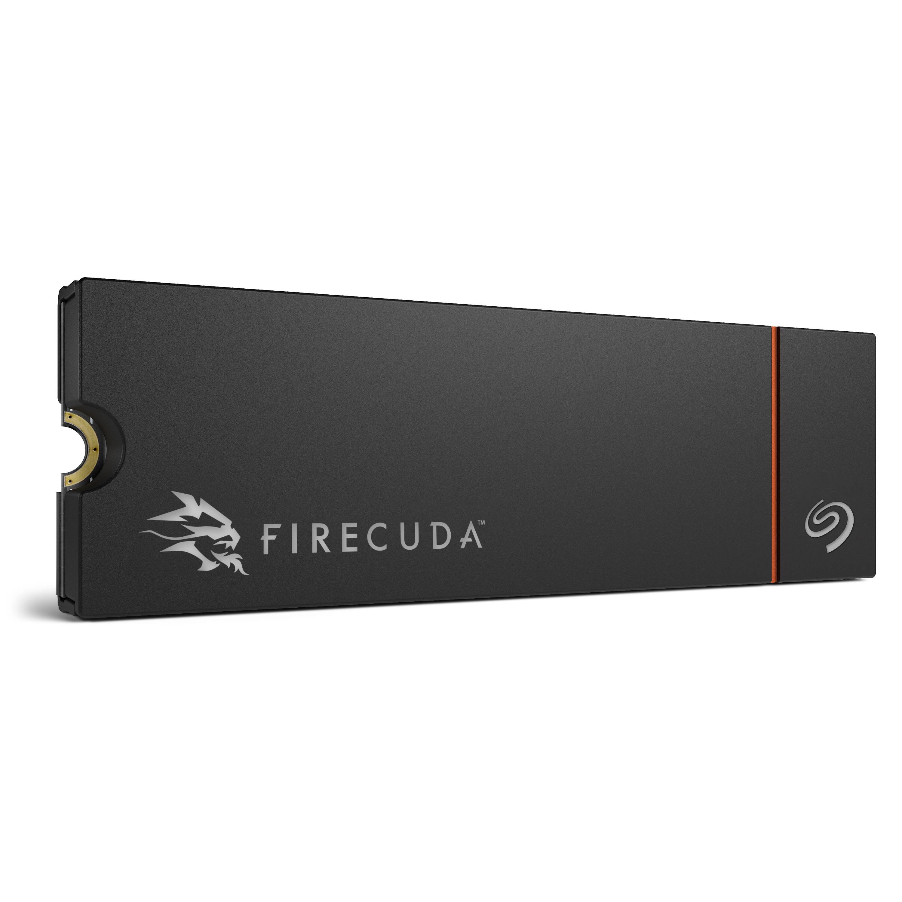 Alt View 1. Seagate - FireCuda 530R 2TB Internal SSD PCIe Gen 4 x4 NVMe with Heatsink for PS5 - Black.