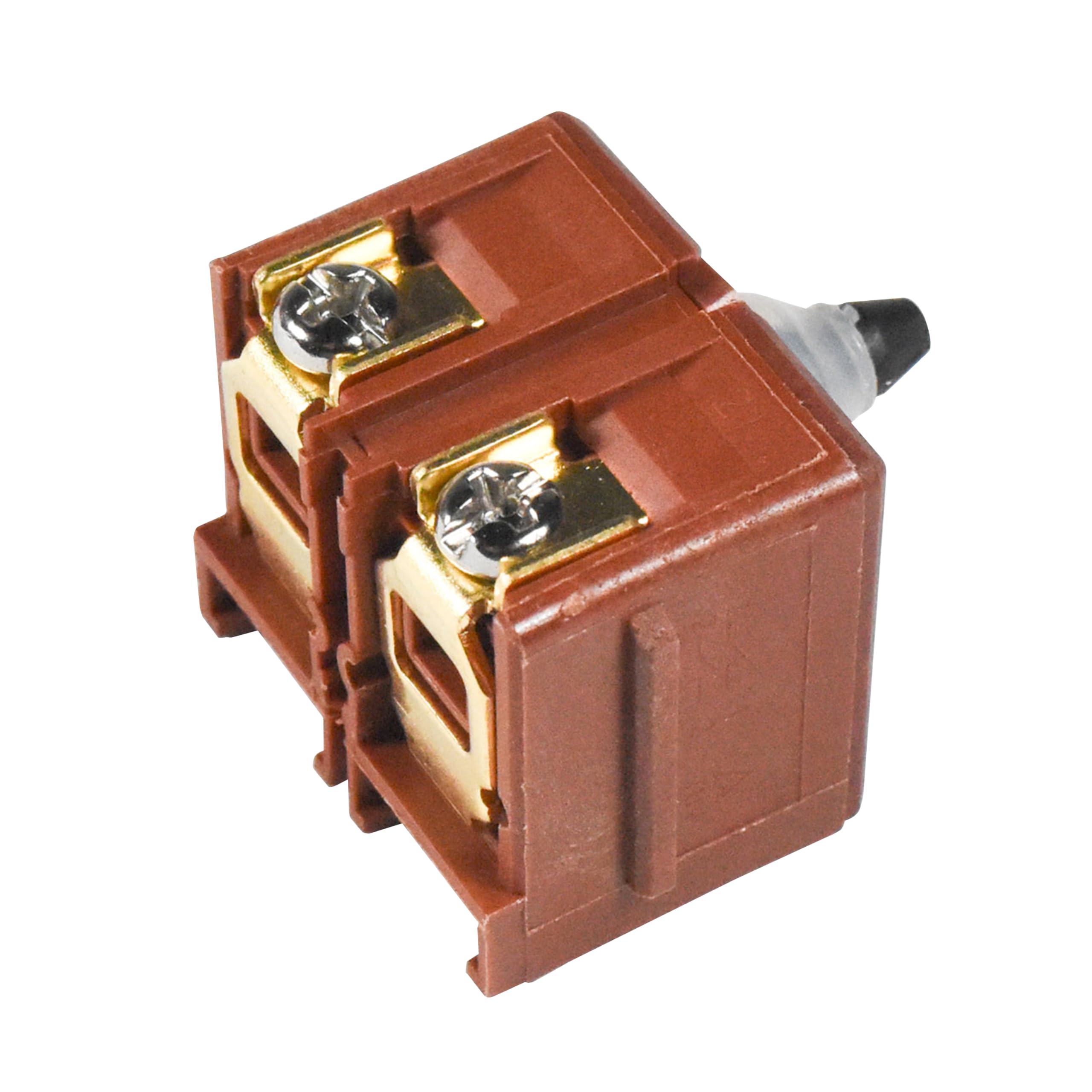 Back. HQRP - Push Button Switch Replaces 23-66-2665 for Milwaukee Angle Grinder 6116 6117 6140 6146 6148 6160 6161 - brown.