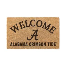 Jardine - Alabama Crimson Tide 18" x 34" Welcome Coir Doomat - Brown