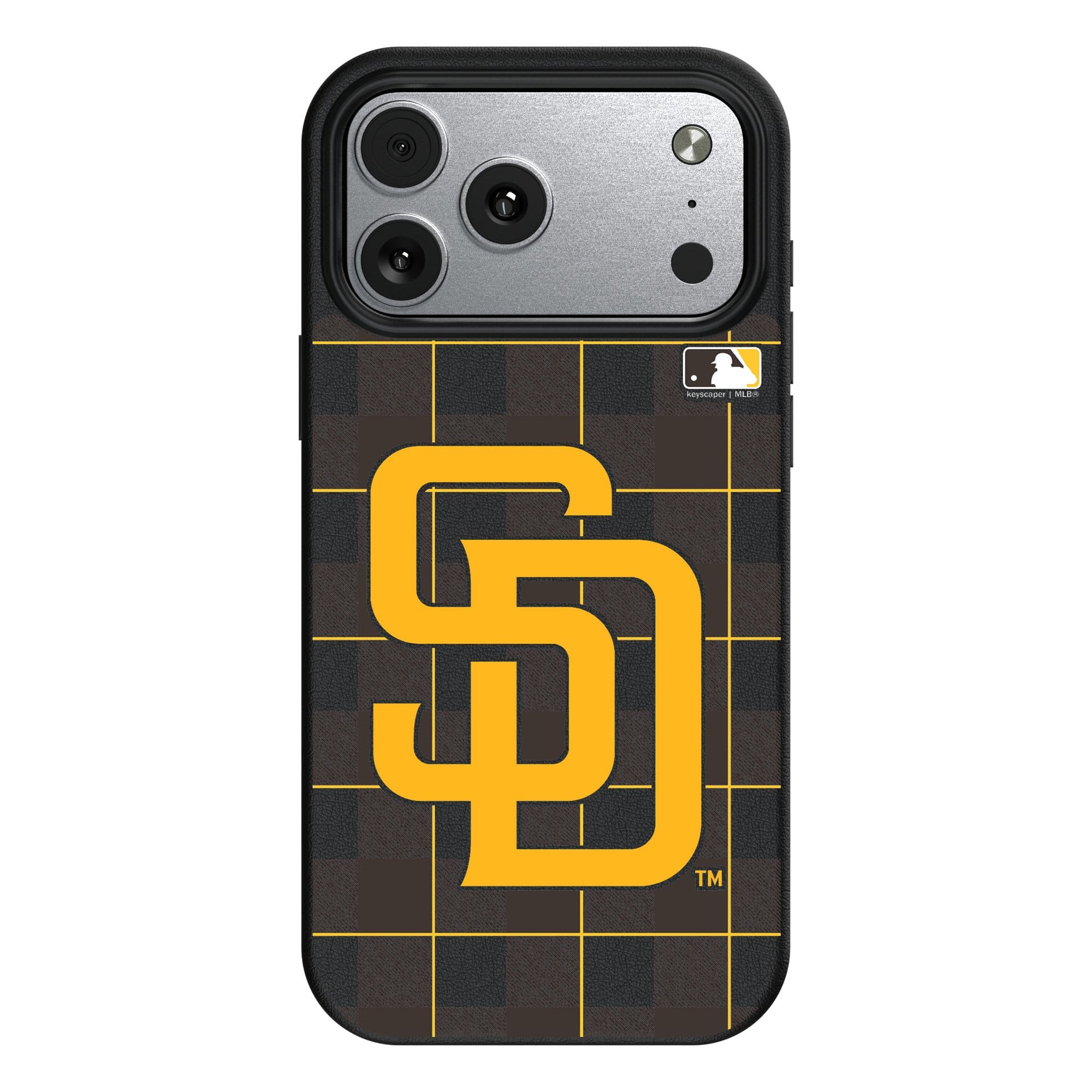 Keyscaper - MLB - San Diego Padres Plaid Magnetic Bump iPhone Case - 17 Air - Black price history on PriceWatchPro