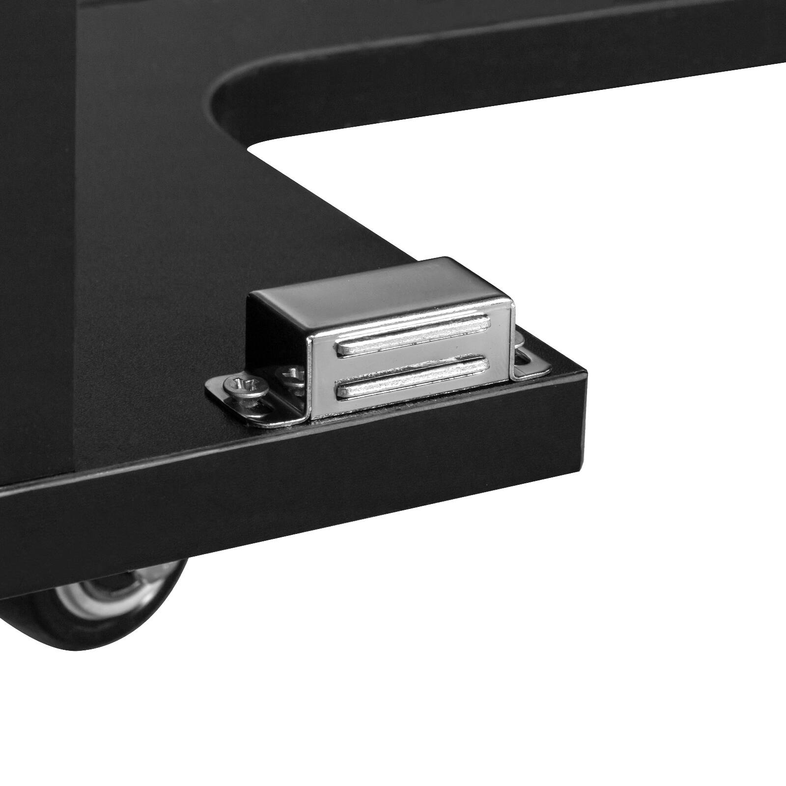 Alt View 7. Winado - Foldable Manicure Table for Nail Tech, Nail Desk Station Makeup Storage Table with Dust Collector & Drawers & Cabinet - Black.