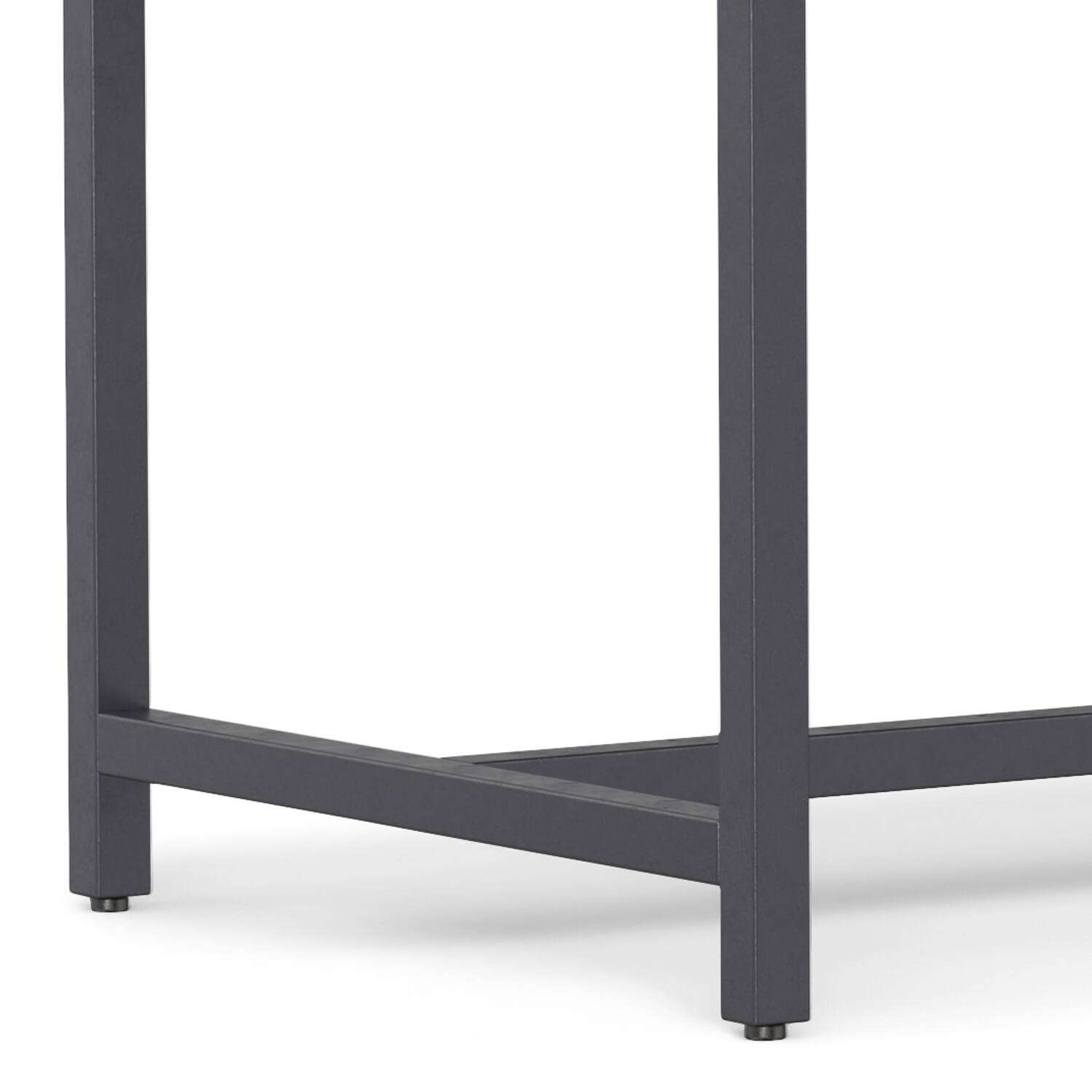 Alt View 5. Simpli Home - Banting SOLID WOOD Industrial 72 inch Wide Desk in Walnut - Walnut Veneer.