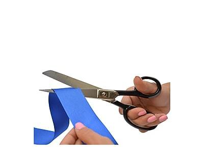 Alt View 3. Westcott - 8" Forged Steel Standard Scissors, Sharp & Blunt Tip - Black.