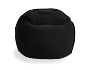 Front. Lovesac - CitySac in Phur - Onyx Bouclé.