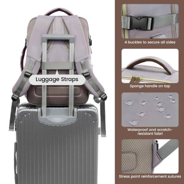 Luggage Straps, Sponge handle on top, Waterproof and scratch-resistant fabric, Stress point reinforcement sutures