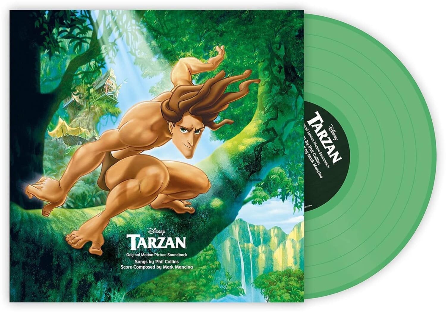 Disney TARZAN  
Original Motion Picture Soundtrack  
Songs by Phil Collins  
Score Composed by Mark Mancina  

TARZAN  
Original Motion Picture Soundtrack  
Songs by Phil Collins  
Score Composed by Mark Mancina