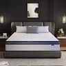 BURFLY1977 - Twin Mattress,8 Inch Hybrid Mattress in a Box, Memory Foam Individual Pocket Springs, Medium Firm, Pressure Relief - White