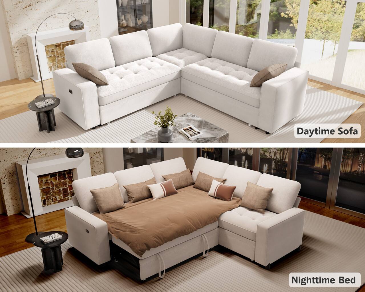 Daytime Sofa  
OXO-2018  
Nighttime Bed