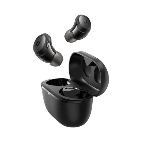 Left. Soundcore - Soundcore by Anker Life Dot 3i True Wireless In-Ear Earbuds with ANC, IPX5 Waterproof, Black.