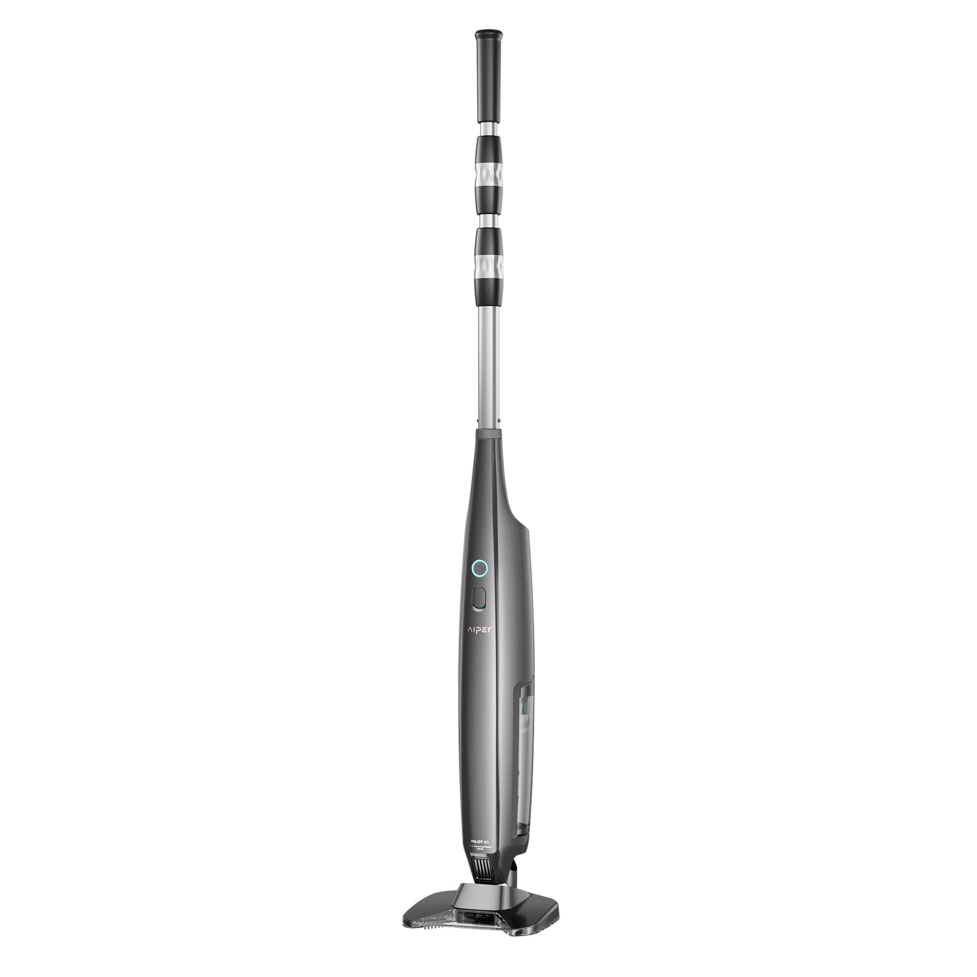 Aiper - Pilot X1 Handheld Pool Vacuum: Anti-Clog System, 1,260 GPH Suction, Dual Filters, Lightweight Design - Gray