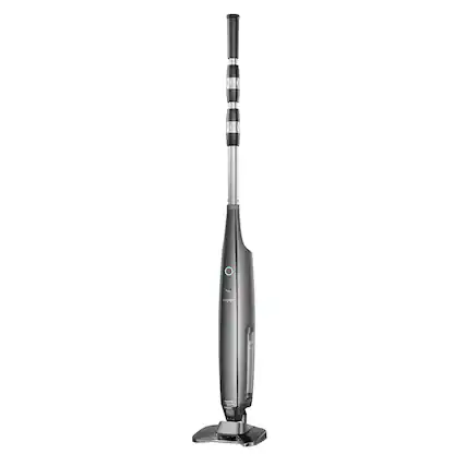 Front. Aiper - Pilot X1 Handheld Pool Vacuum: Anti-Clog System, 1,260 GPH Suction, Dual Filters, Lightweight Design - Gray.