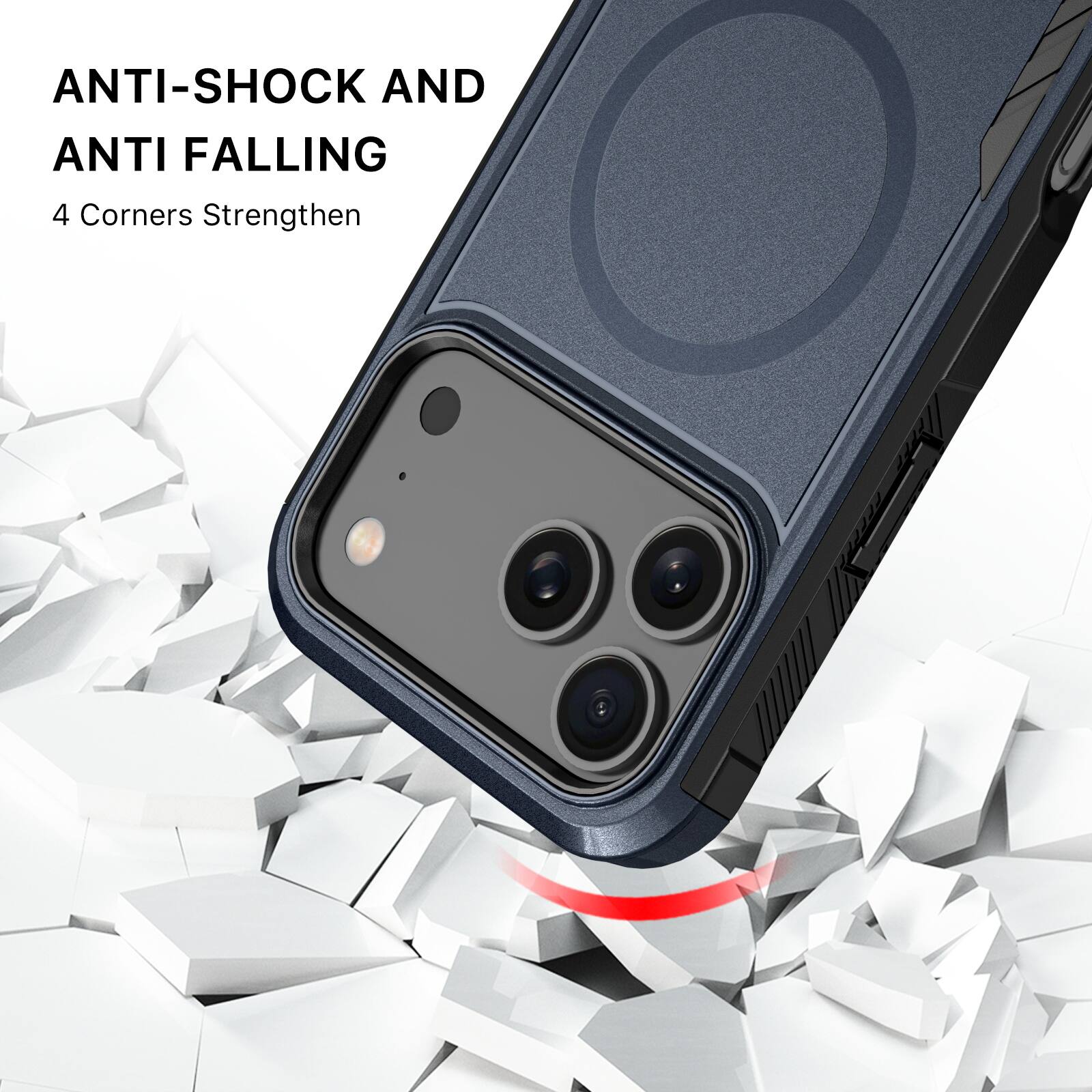 ANTI-SHOCK AND ANTI FALLING  
4 Corners Strengthen