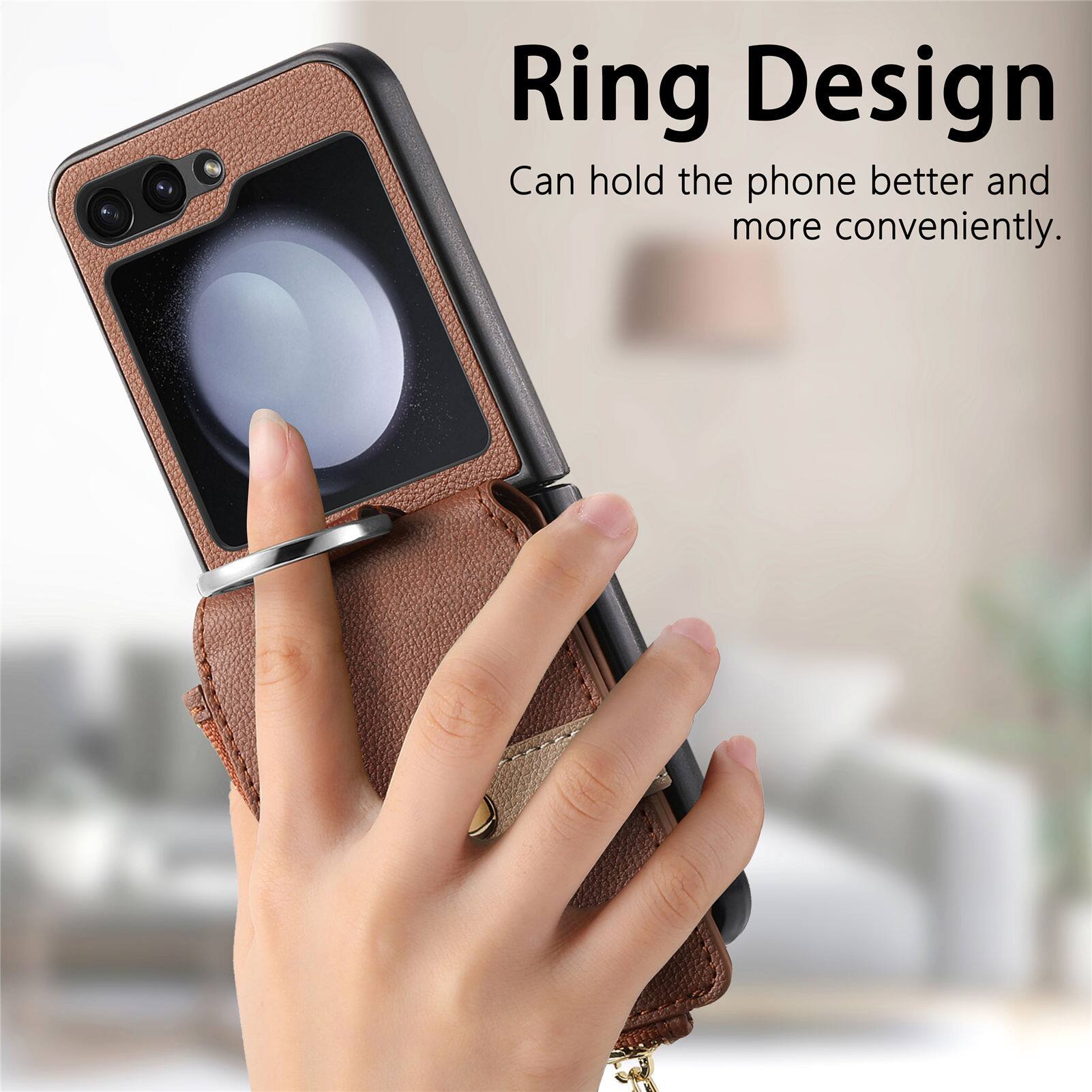 Ring Design  
Can hold the phone better and more conveniently.