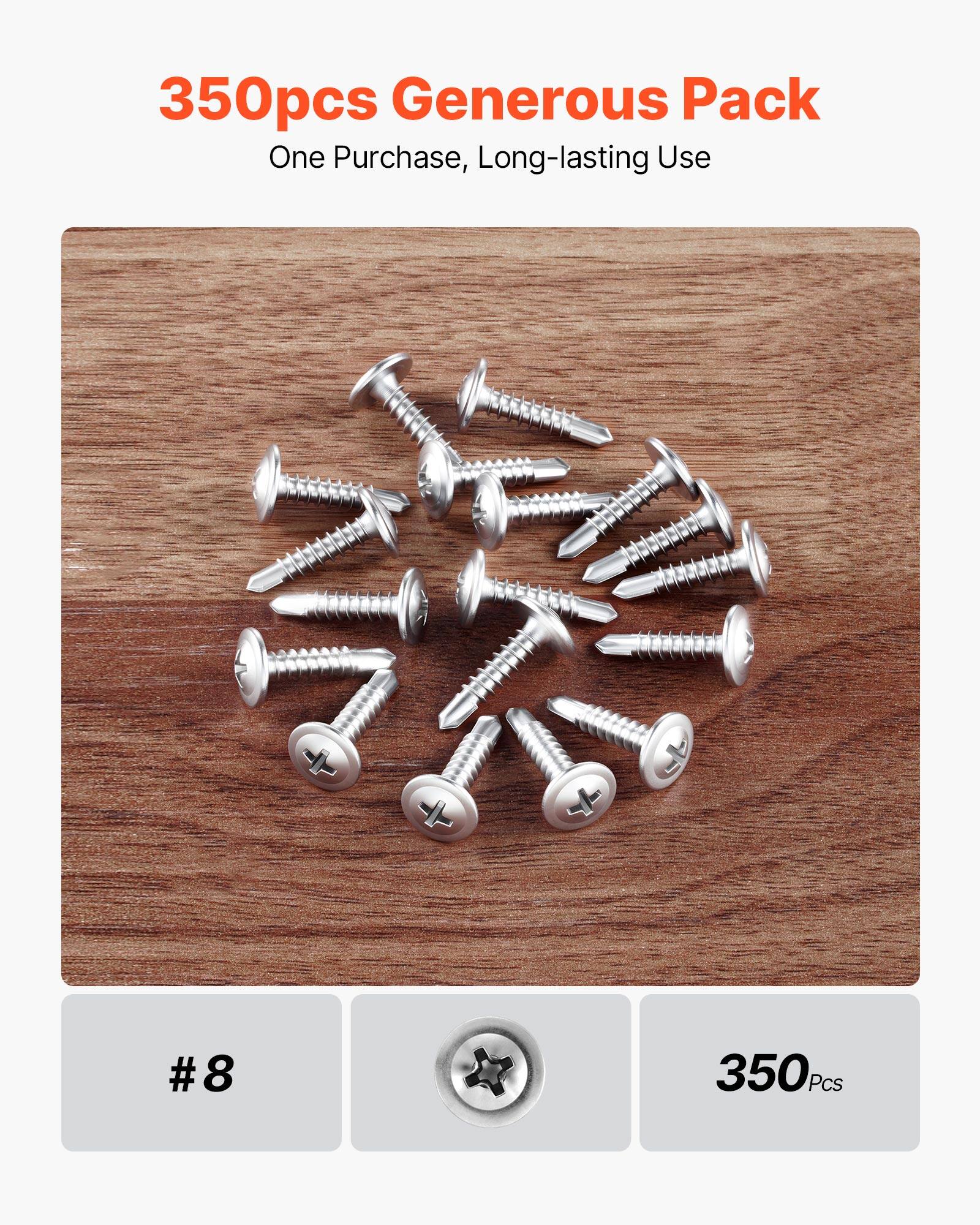 350pcs Generous Pack  
One Purchase, Long-lasting Use  

#8  
350pcs