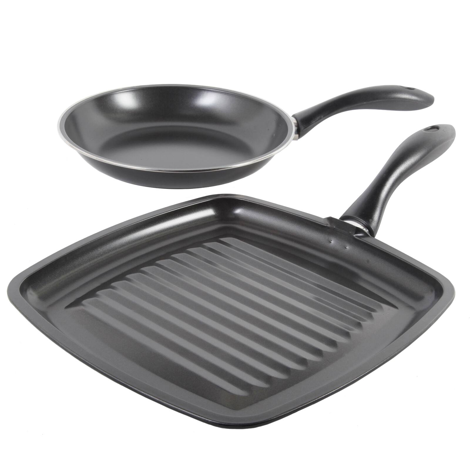 Gibson - Westleton 2 piece Cookware Set - Black