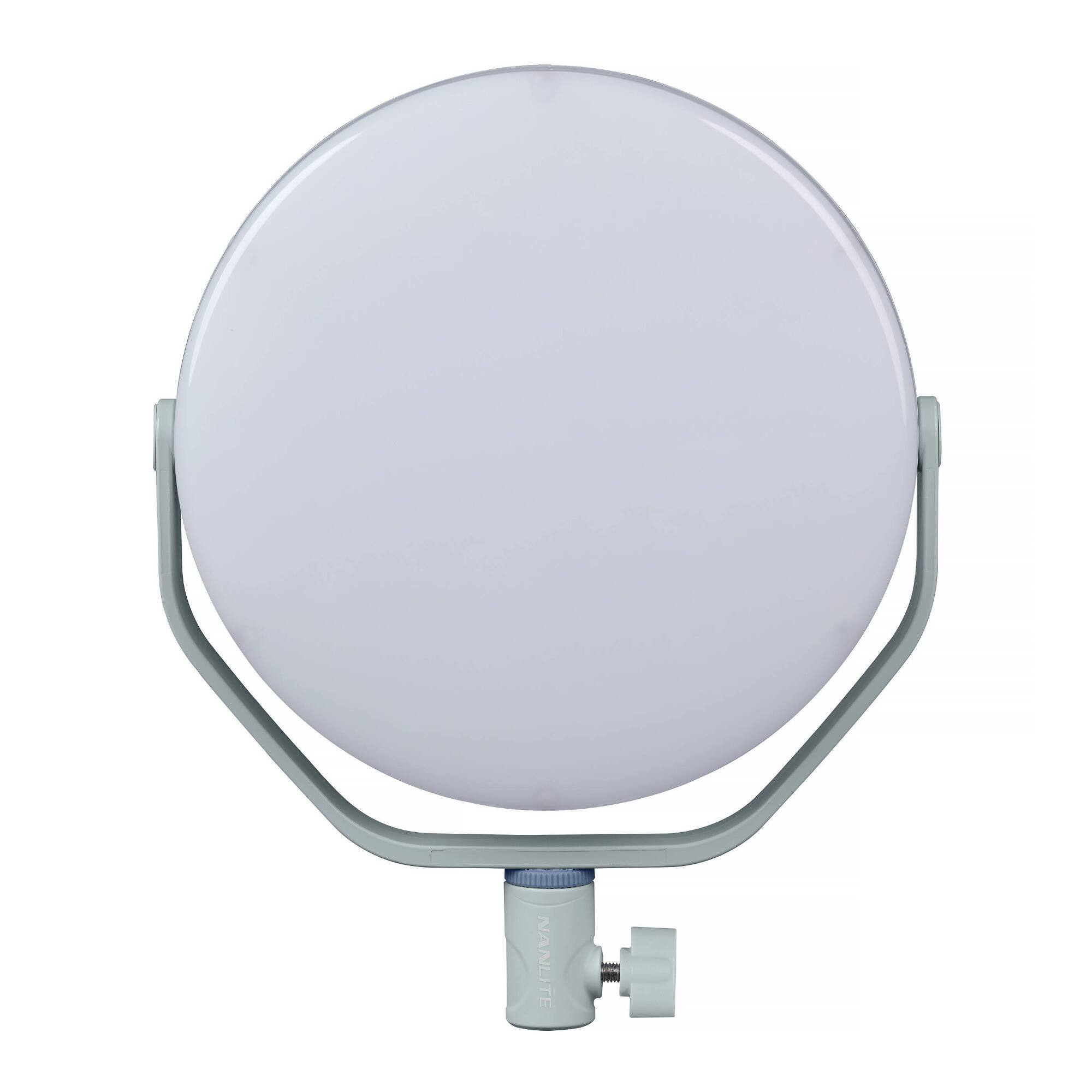 Front. NANLITE - Nanlite miro 60C LED Full-Color Round Panel Light (Mint Blue).
