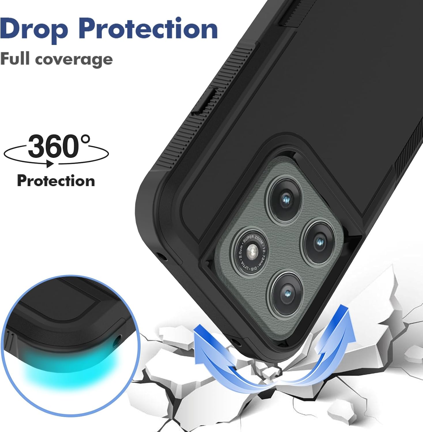 Drop Protection  
Full coverage  
360° Protection  
SUPER 100M  
2.0m  
10.73mm  
LYTIA SVD
