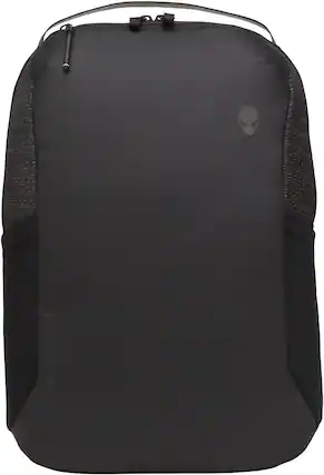 Front. Dell - Dell Alienware Horizon 17" Gaming Backpack-AW423P - Galaxy Weave Black.