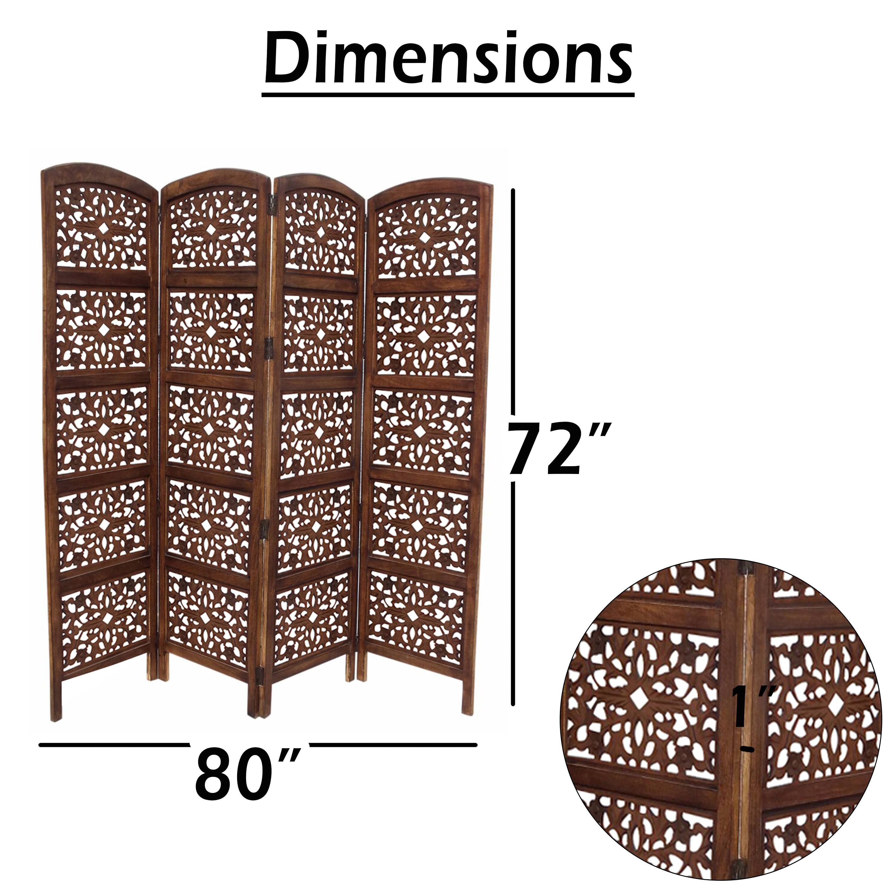 Dimensions  
72"  
80"  
1"