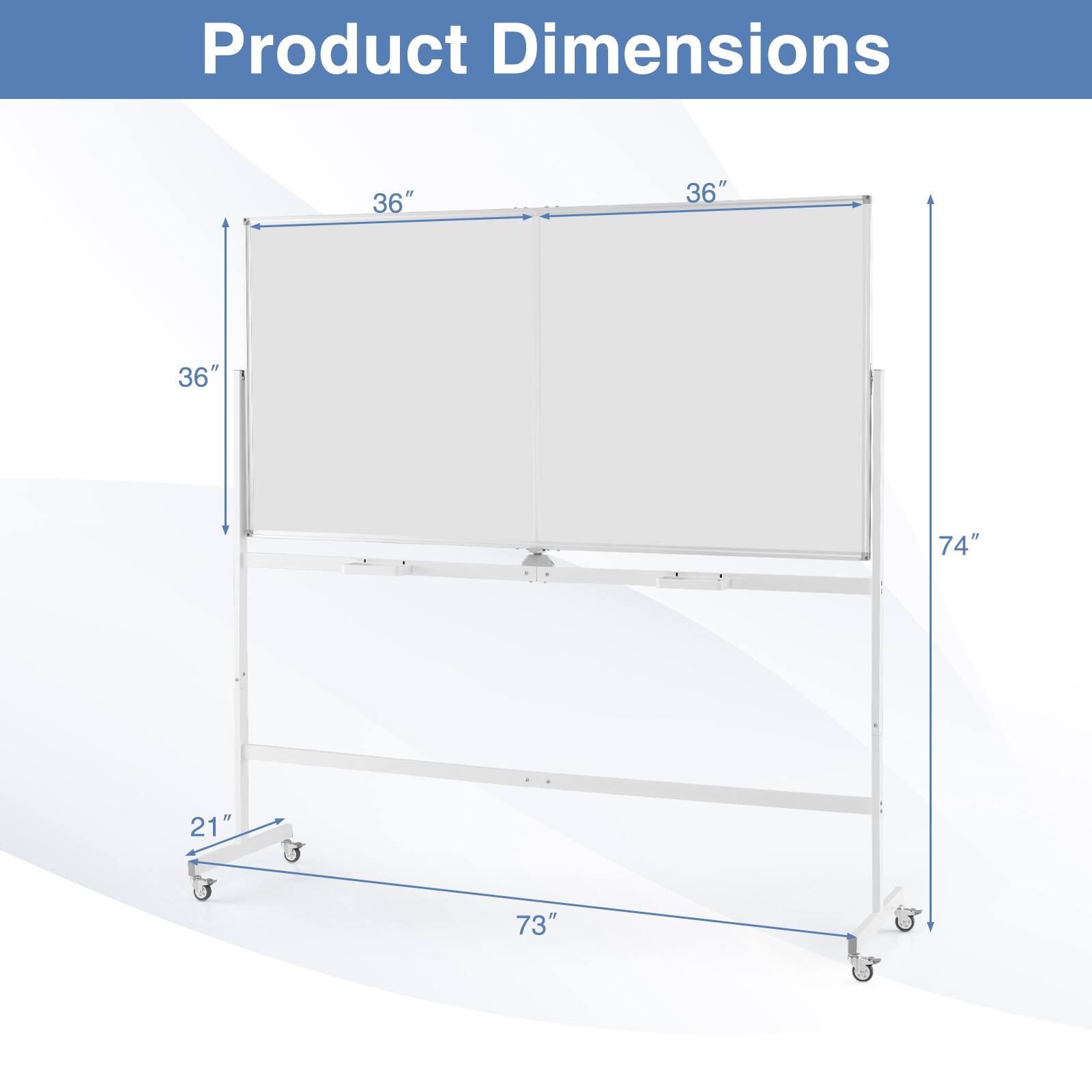 Product Dimensions: 36" x 36" x 74" x 21" x 73"