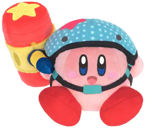 Front. Little Buddy - Little Buddy - Nintendo - Kirby Toy Hammer 4" Plush - Multicolor.